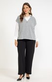 Gilet avec boutons fantaisie