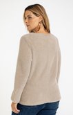 Gilet zippé à paillettes