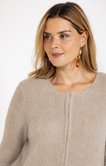 Gilet zippé à paillettes