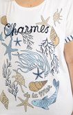 Tee-shirt imprimé placé