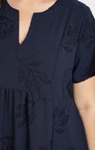 Robe broderie à volants