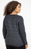 Cardigan avec fil métalisé