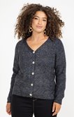 Cardigan avec fil métalisé