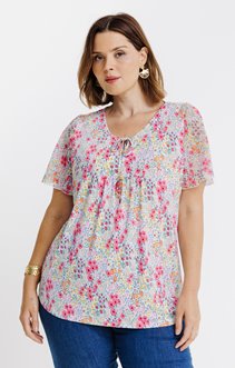 Tee-shirt imprimé floral