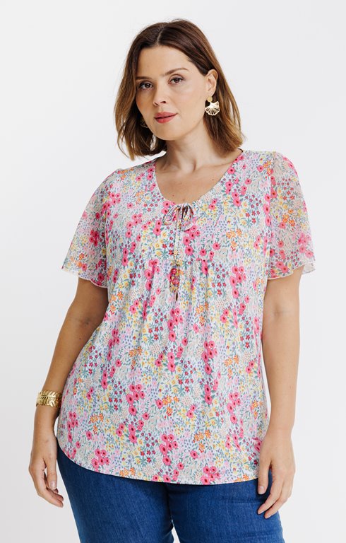 Tee-shirt imprimé floral