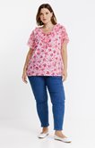 T-shirt bi-matiere