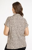 Tee-shirt forme chemise imprimé