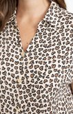 Tee-shirt forme chemise imprimé