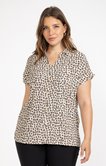 Tee-shirt forme chemise imprimé