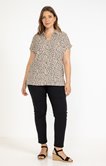 Tee-shirt forme chemise imprimé