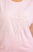 Tee-shirt avec visage en corde