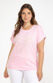 Tee-shirt avec visage en corde