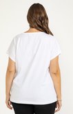 Tee-shirt avec cordes en fleurs