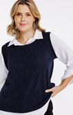 Pull 2-en-1 sans manches