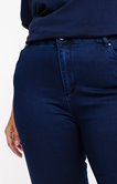Pantalon droit ceinture brodée