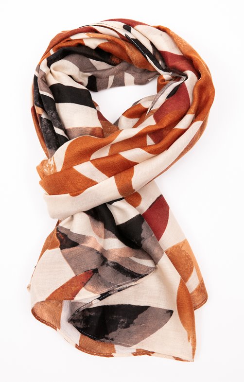 Foulard feuillage