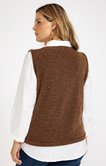 Pull 2-en-1 sans manches