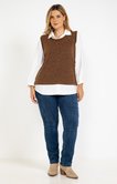 Pull 2-en-1 sans manches
