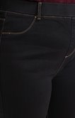 Tregging denim noir
