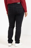 Pantalon droit noir denim