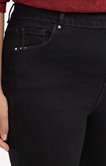 Pantalon droit noir denim