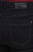 Pantalon droit noir denim