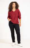 Pantalon droit noir denim
