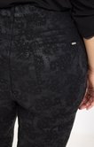 Tregging effet jacquard fleurs