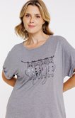 Tee-shirt imprimé placé chats