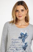 Tee-shirt maille chaude imprimé