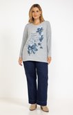 Tee-shirt maille chaude imprimé