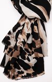 Foulard imprimé léopard