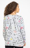 Tee-shirt maille chaude imprimé