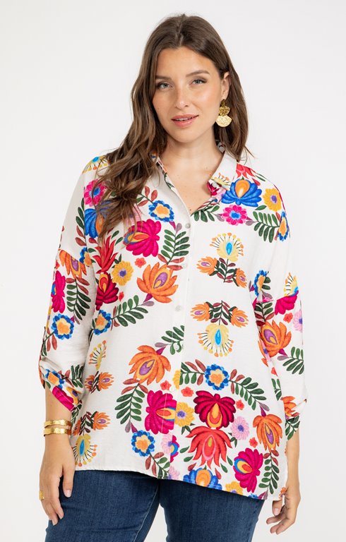 Chemise imprimé floral