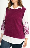 Pull 2-en-1 sans manches