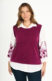 Pull 2-en-1 sans manches