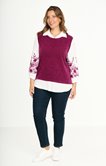 Pull 2-en-1 sans manches