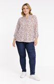 Tee-shirt forme chemise imprimé