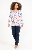 Tee-shirt maille chaude imprimé