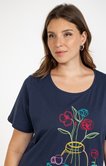 Tee-shirt avec broderies 