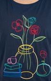 Tee-shirt avec broderies 