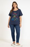 Tee-shirt avec broderies 