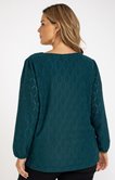 Tee-shirt en jacquard maille