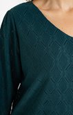 Tee-shirt en jacquard maille