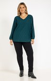Tee-shirt en jacquard maille