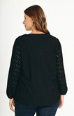 Tee-shirt en jacquard maille