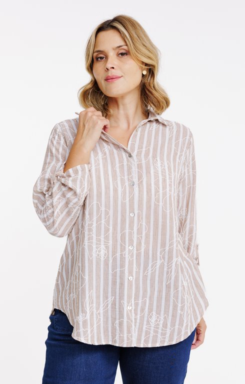 Chemise rayée