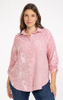 Chemise brodée