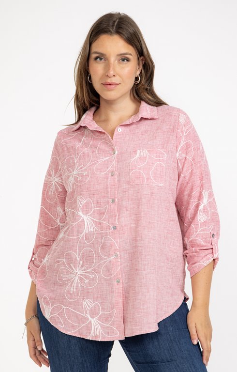 Chemise brodée