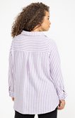 Chemise rayée bicolore